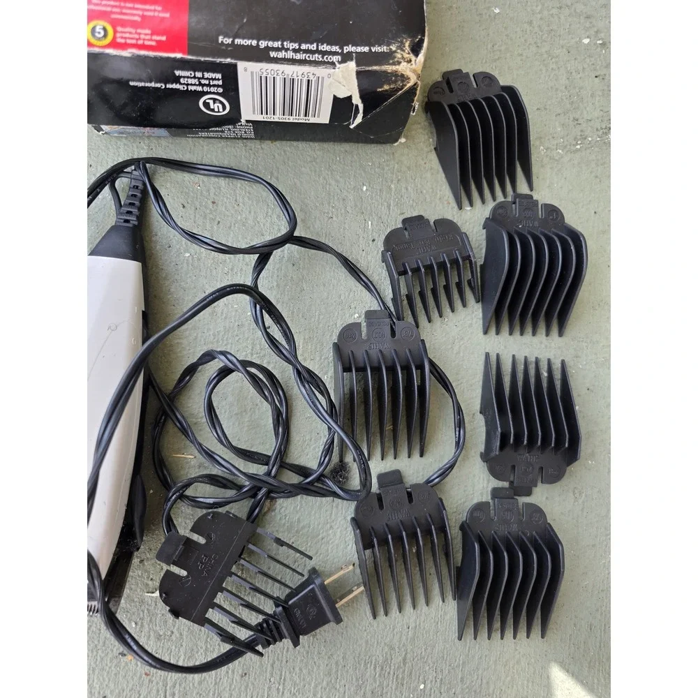 Wahl 20 Piece Haircutting Kit Model NAC Corded Clipper Set with Storage Case Z1